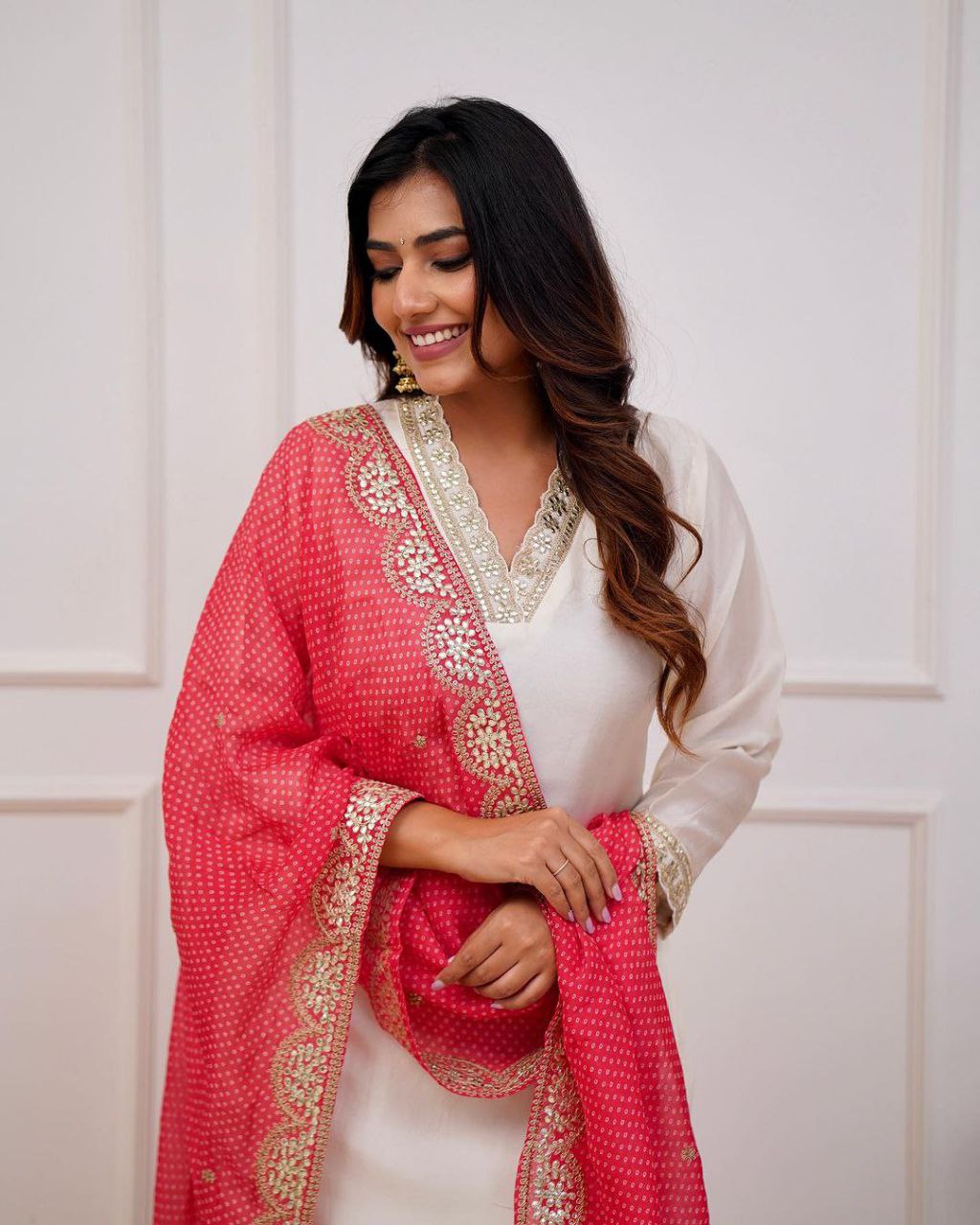 Heavy Cotton Silk Suit Set