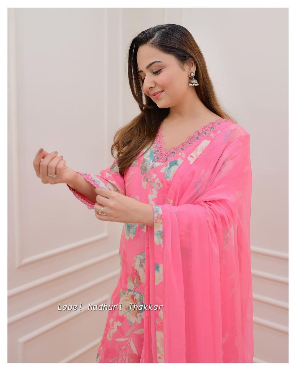 BEAUTIFULLY DECORATED WITH ATTRACTIVE AND UNIQUE KURTI