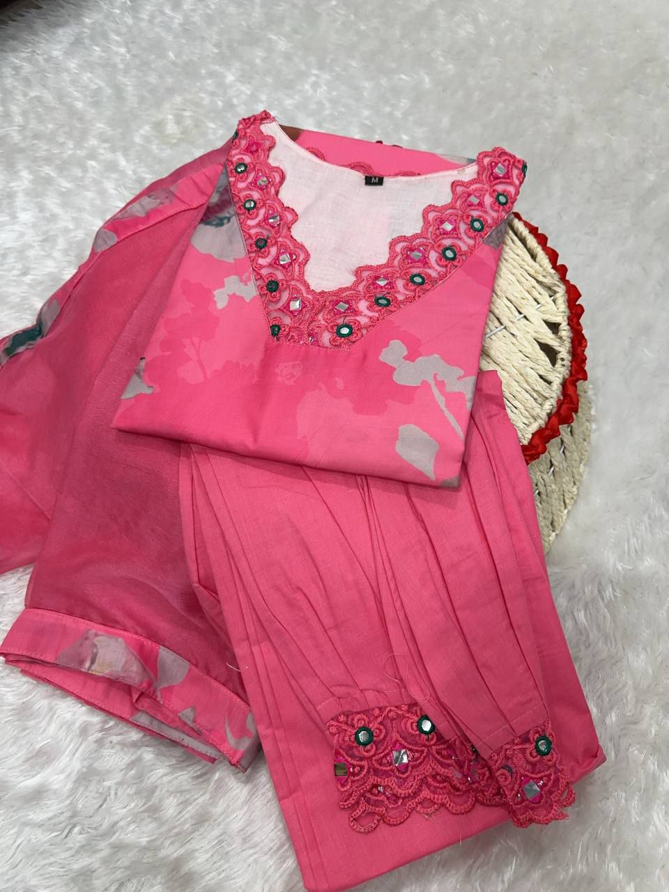 BEAUTIFULLY DECORATED WITH ATTRACTIVE AND UNIQUE KURTI