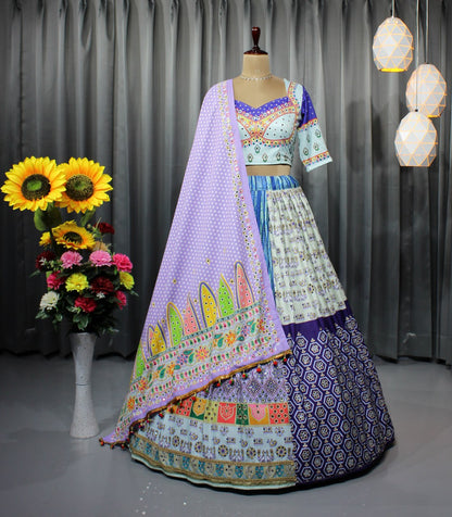 Cloths Collections : Be the Dazzling Star in the Heavy Flair Lehenga Choli