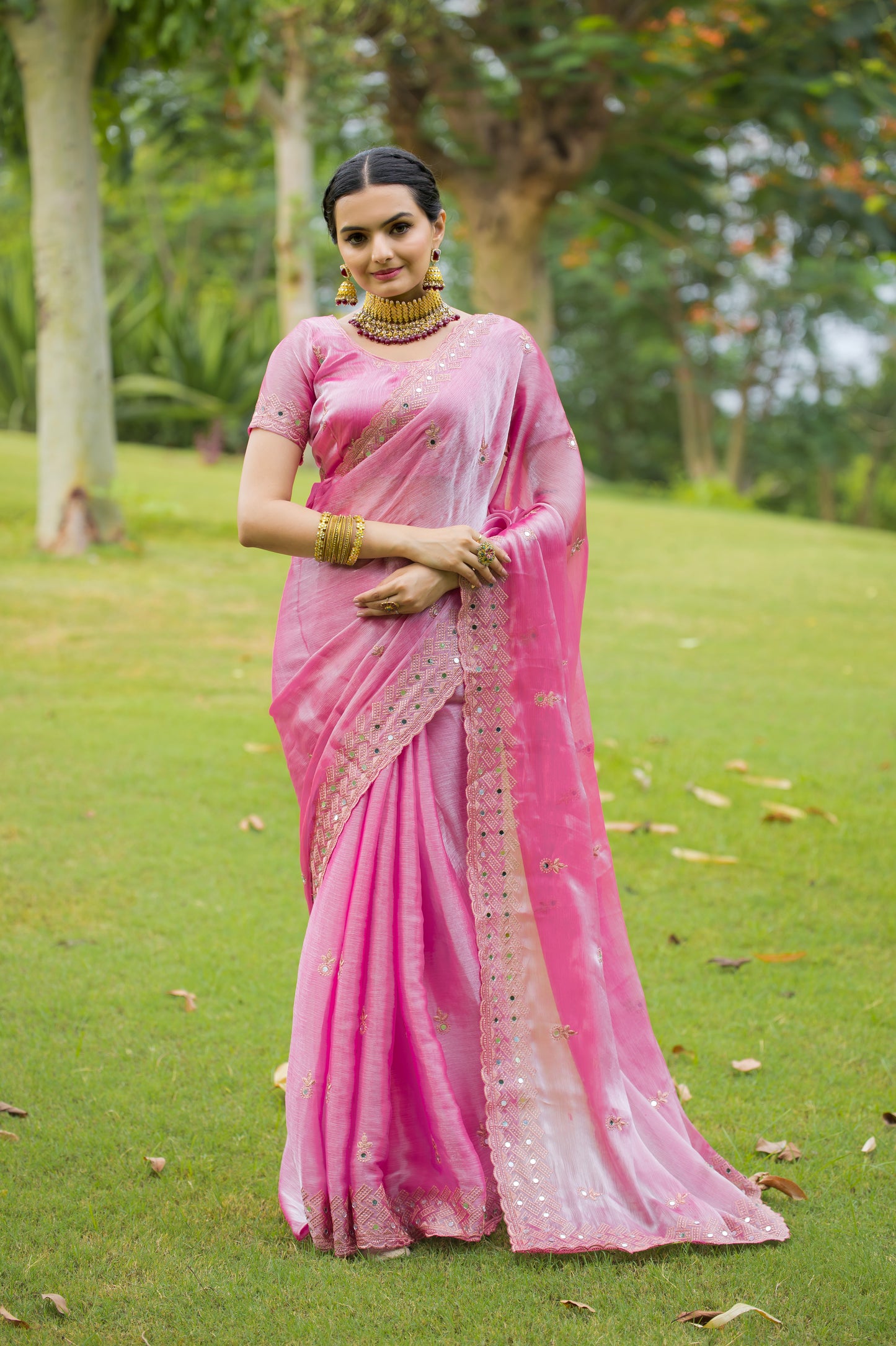 Trending Indian Traditional Women Ethic Wear Saree