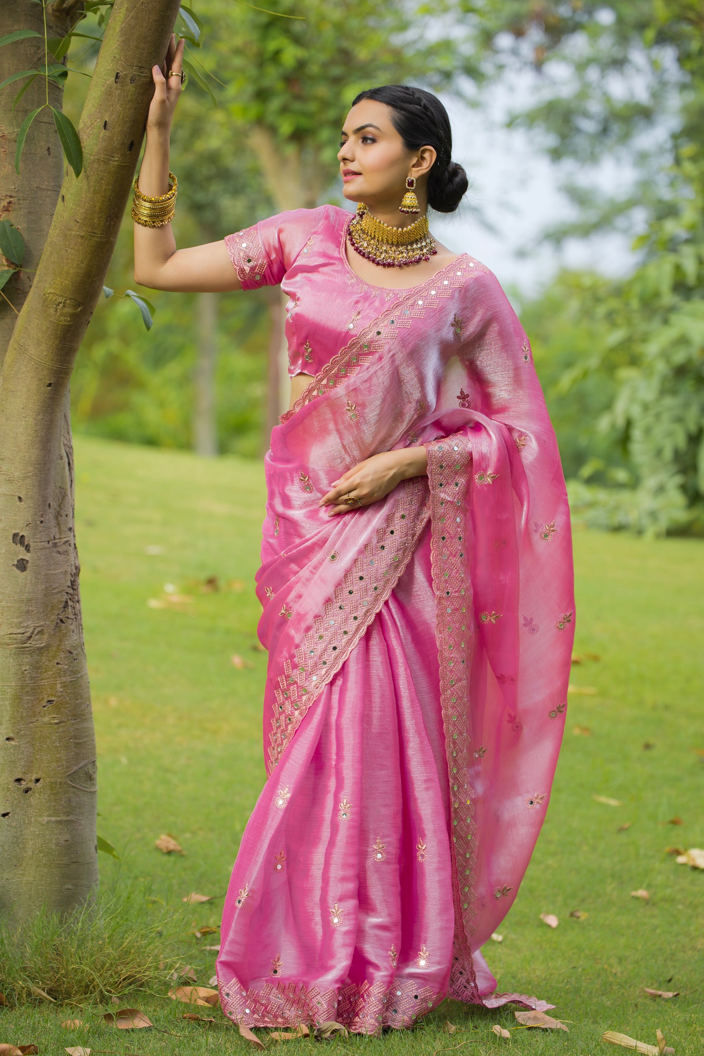 Trending Indian Traditional Women Ethic Wear Saree