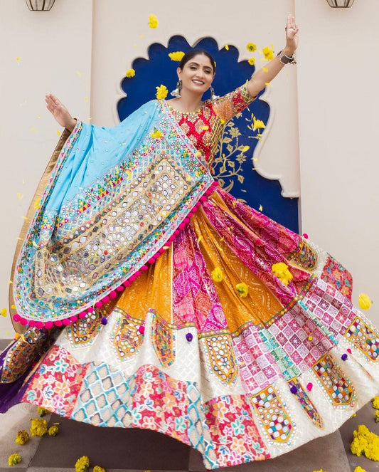 Cloths Collections: Unveiling the Dazzling Heavy Flair Lehenga Choli