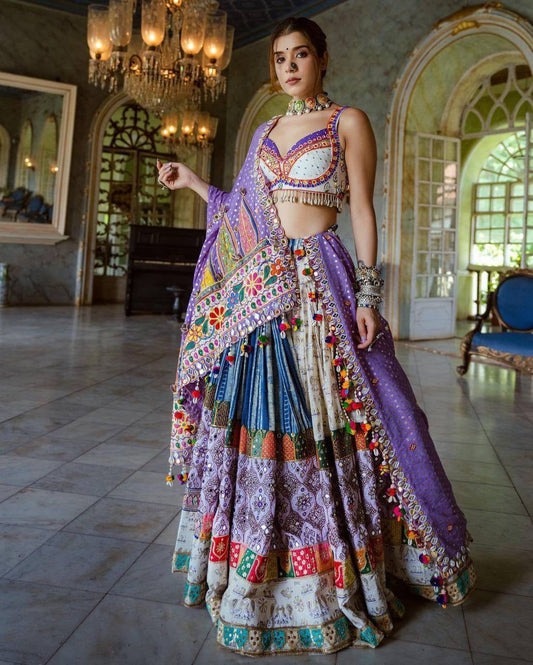 Cloths Collections : Be the Dazzling Star in the Heavy Flair Lehenga Choli