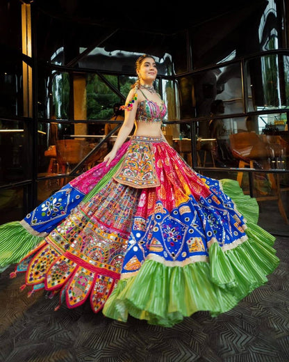 Turn Heads at Your Next Event: The Multicolor Magic Lehenga Choli