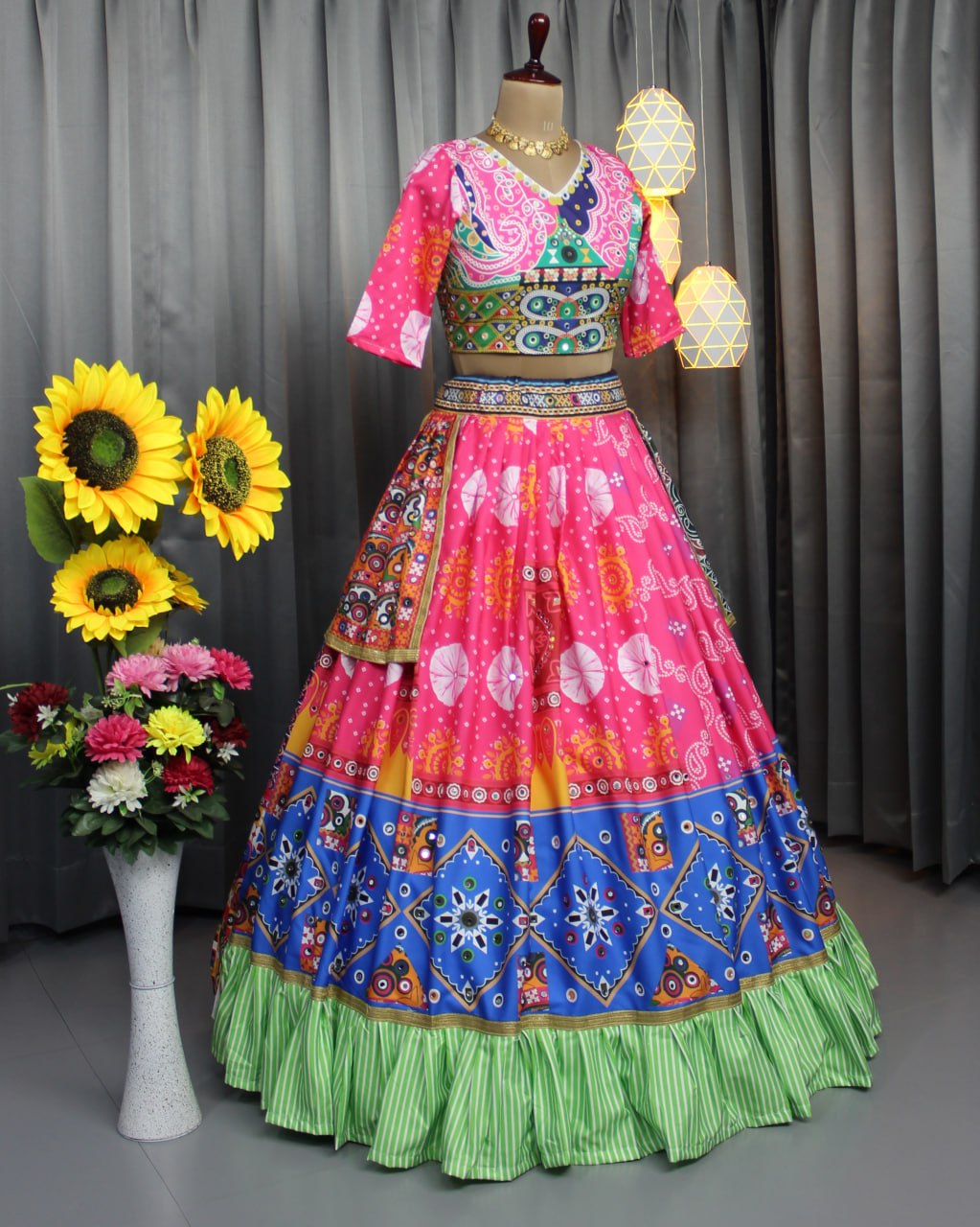 Turn Heads at Your Next Event: The Multicolor Magic Lehenga Choli