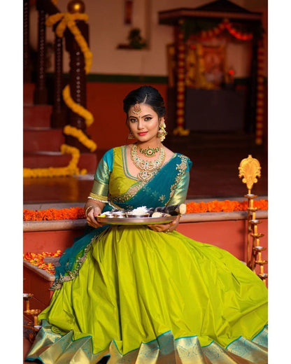 Embrace Tradition in Style: The Cloths Collections Half Saree