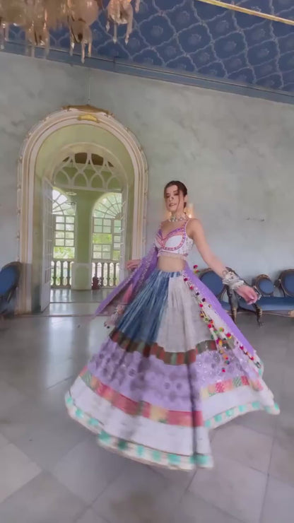 Cloths Collections : Be the Dazzling Star in the Heavy Flair Lehenga Choli